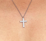Diamanté cross.