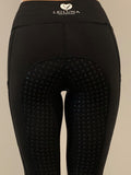 Black Full Seat Riding Tights