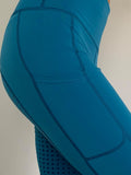 Teal Full Seat Riding Tights