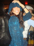 Hoodie dress - Blue