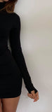 Mock Neck Dress